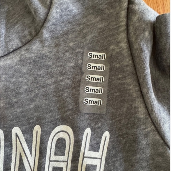 NEW: Savannah, Georgia VTG Washed Pullover Hoodie- Charcoal Color Front Pocket - Picture 3 of 6